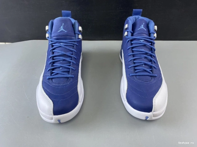 130690-404 Air Retro 12 Jordan Stone Blue 1004